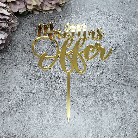 wedding cake topper